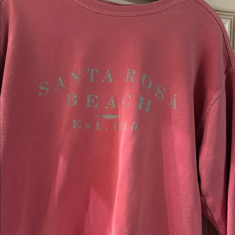 Comfort Colors Pink Crew Neck Sweater - Picture 2 of 2